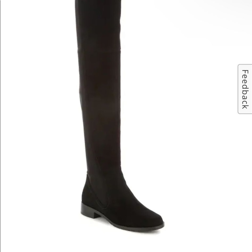 Stuart Weitzman Langdon Over The Knee Black Boot size 7